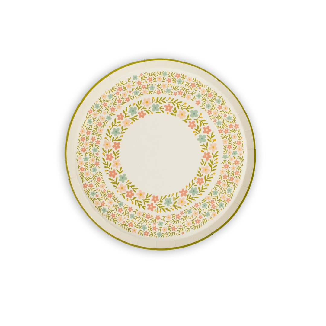 Floral Meadow Dessert Plates