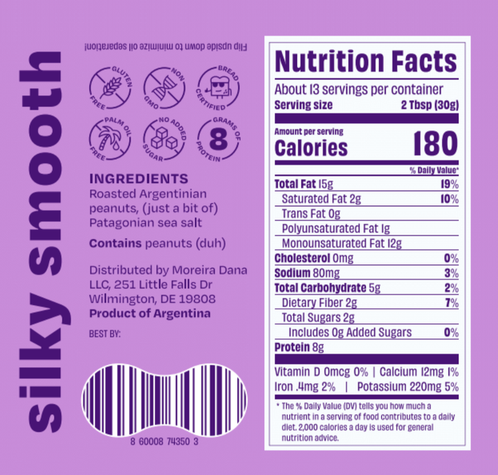 Silky Smooth All Natural Peanut Butter