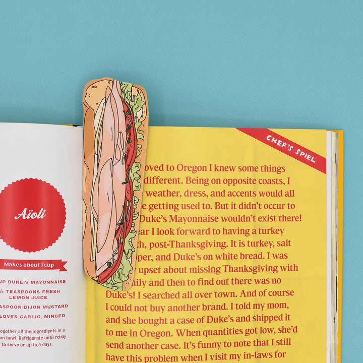Deli Sandwich Bookmark (it's die cut!)
