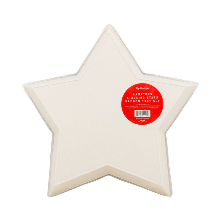 HAM1220 - Stacking Stars Bamboo Tray Set