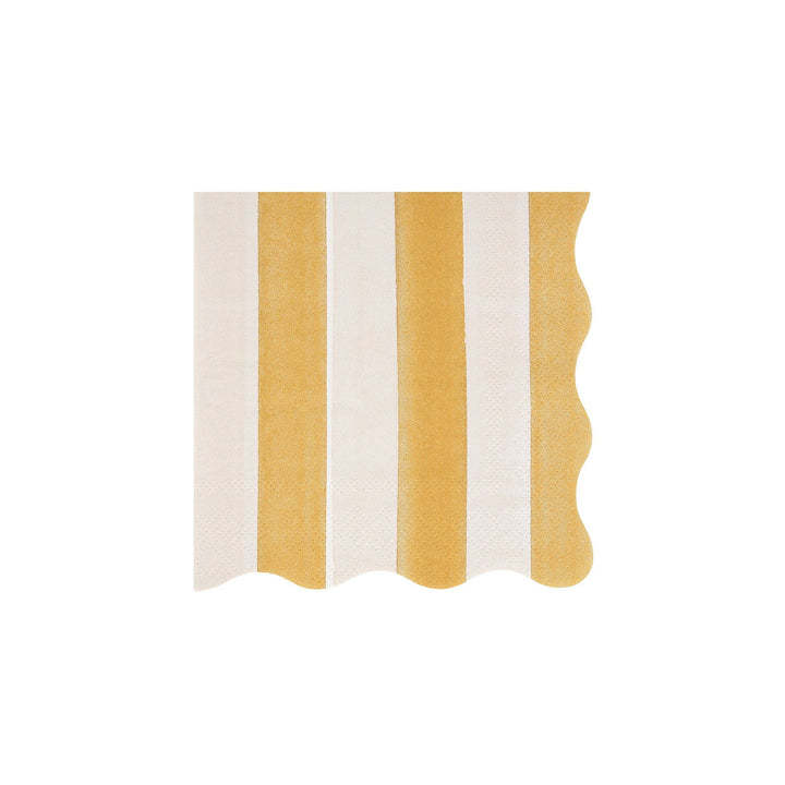 Fall Stripe Small Napkins