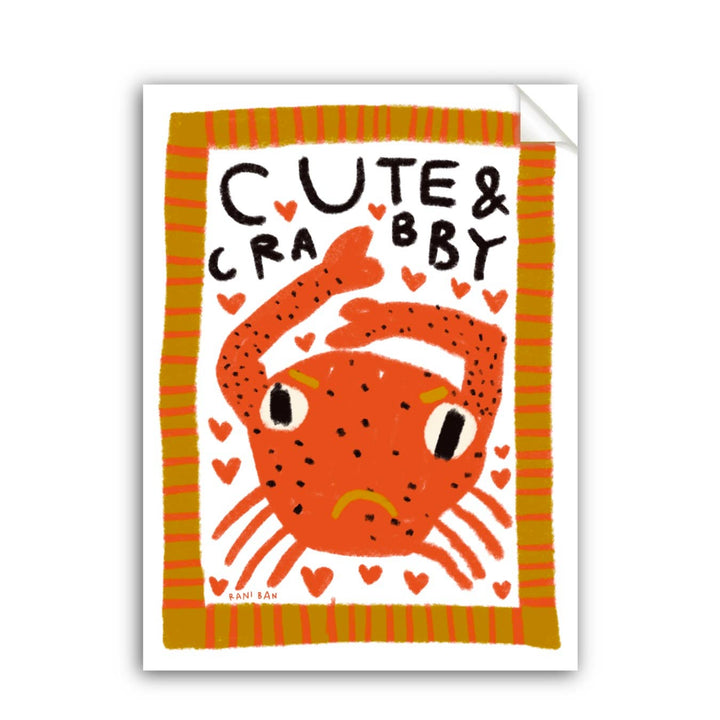 CUTE & CRABBY Sticker