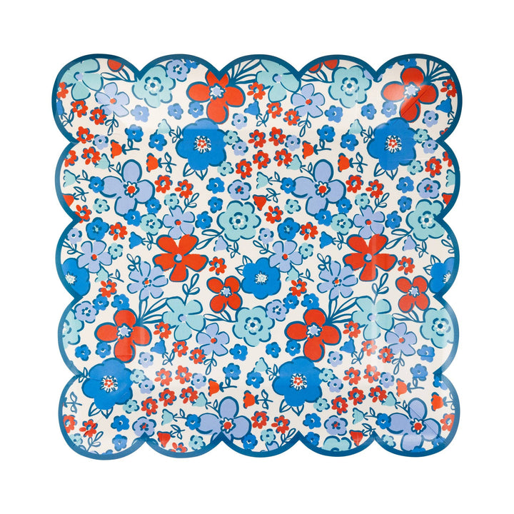 FLA1140 - Floral Americana 9" Plate