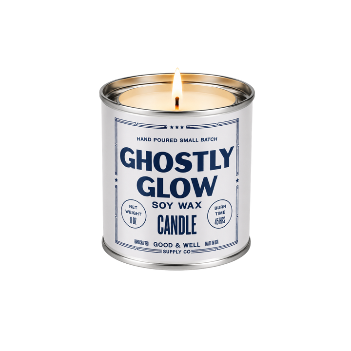 Ghostly Glow Soy Candle - Halloween Collection