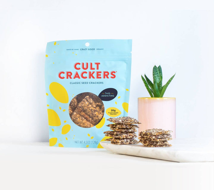 Classic Seed Crackers Organic Healthy Gluten Free Snacks
