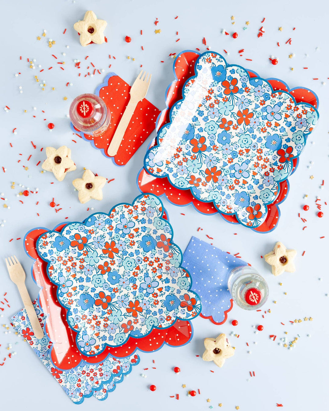 FLA1140 - Floral Americana 9" Plate