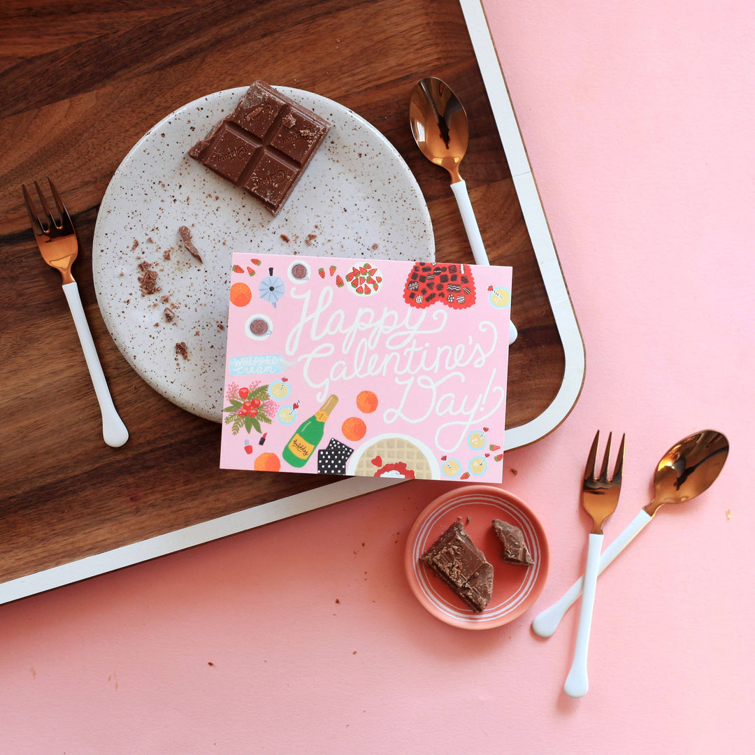 Galentine's Day Brunch | Happy Galentine's Day Card: Single