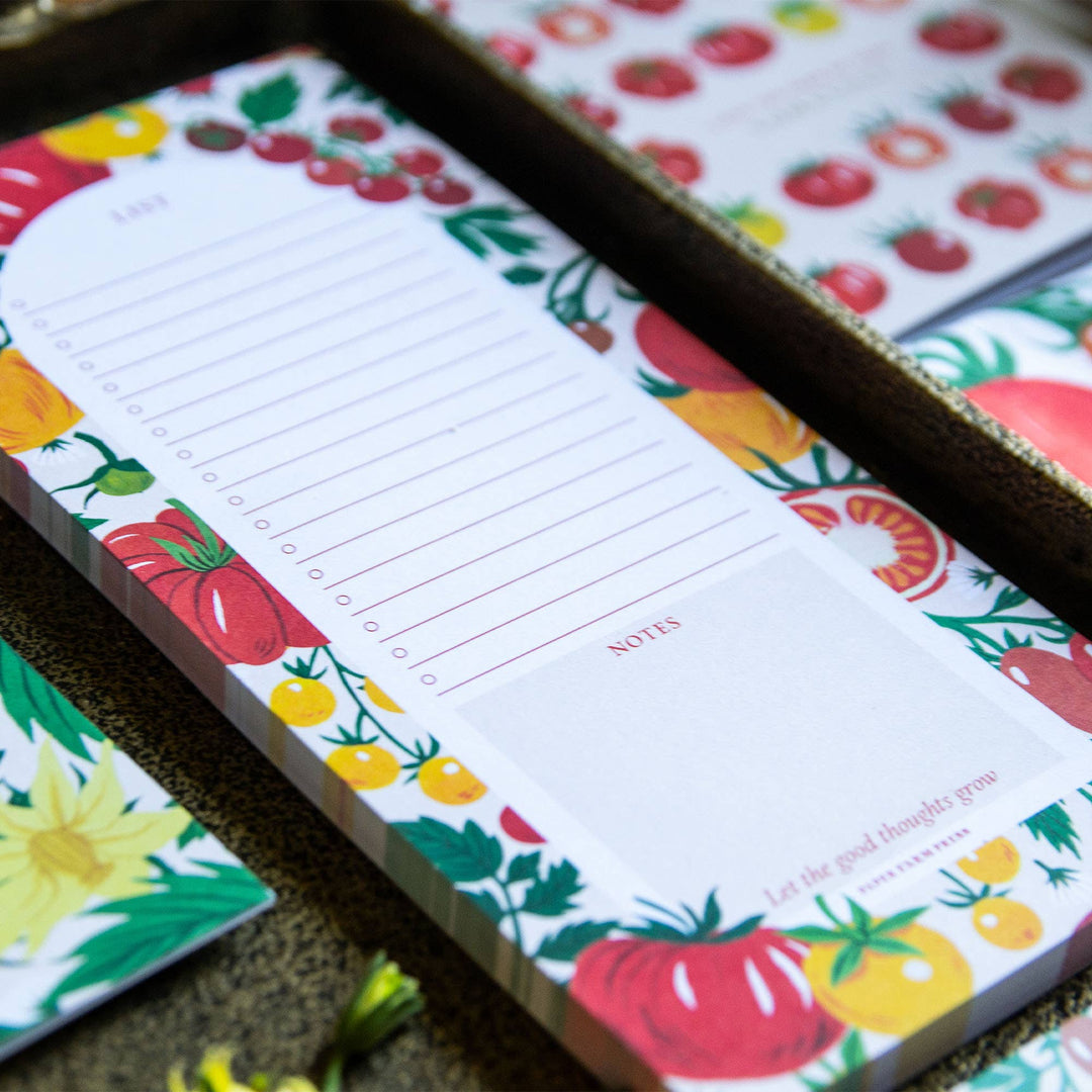 Tomato Vine Market List Notepad