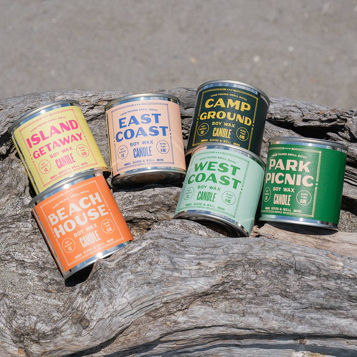 Park Picnic Soy Candle : 1/2 Pint / Cotton Wick