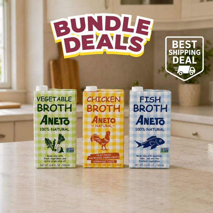 Aneto Broth Bundle – Fish, Chicken & Veg | 5% OFF