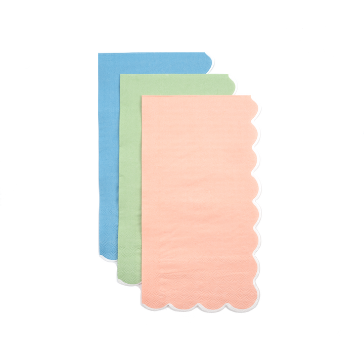 MCL23-GT5- Springtime Scallop Guest Towel