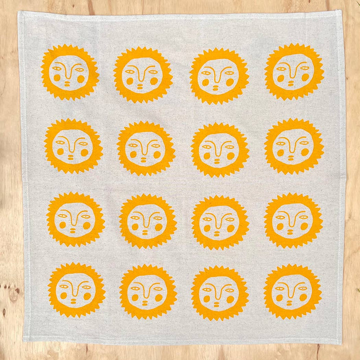 Sun tea towel: Yellow