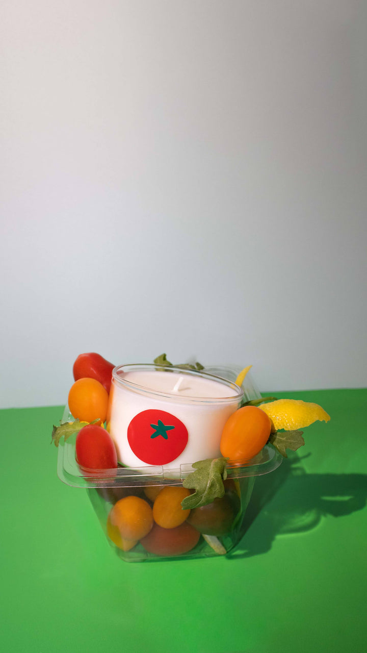Tomato Mini Candle / Latina + Midwest Garden Inspired