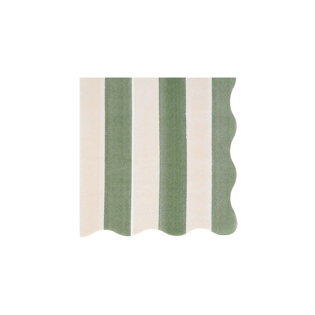 Fall Stripe Small Napkins