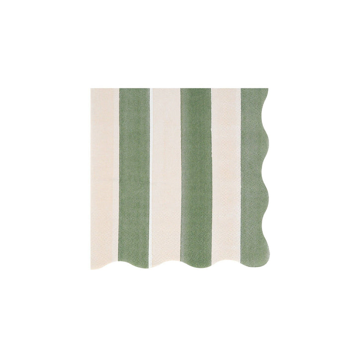 Fall Stripe Small Napkins