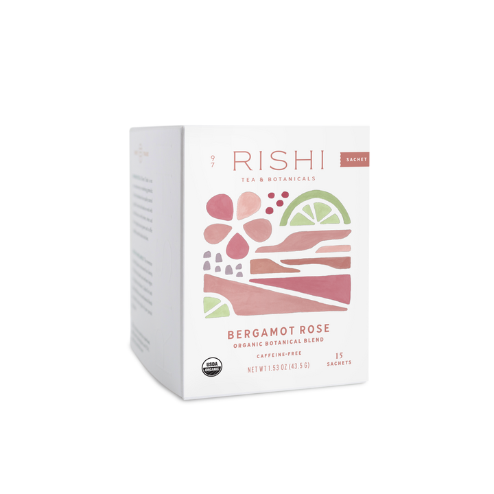 Bergamot Rose Organic Herbal Tea Sachets