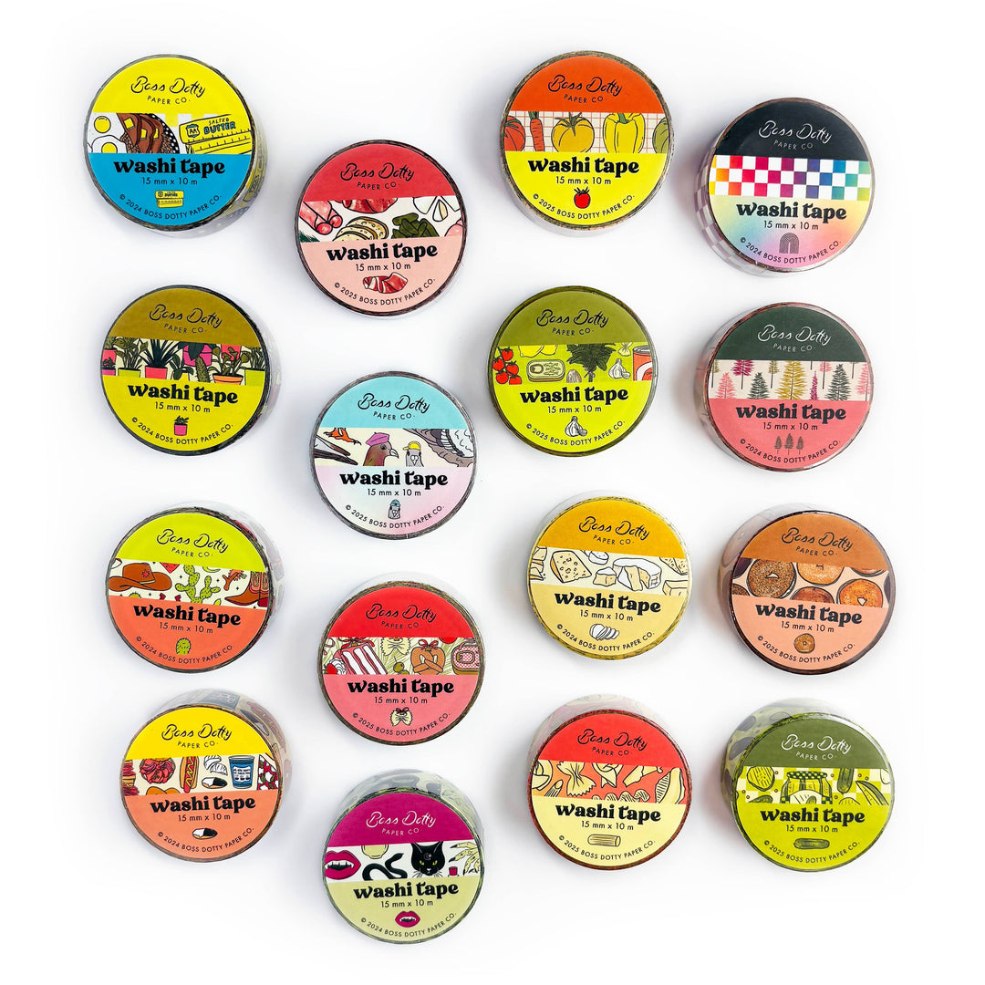 Sunday Dinner Food Washi Tape