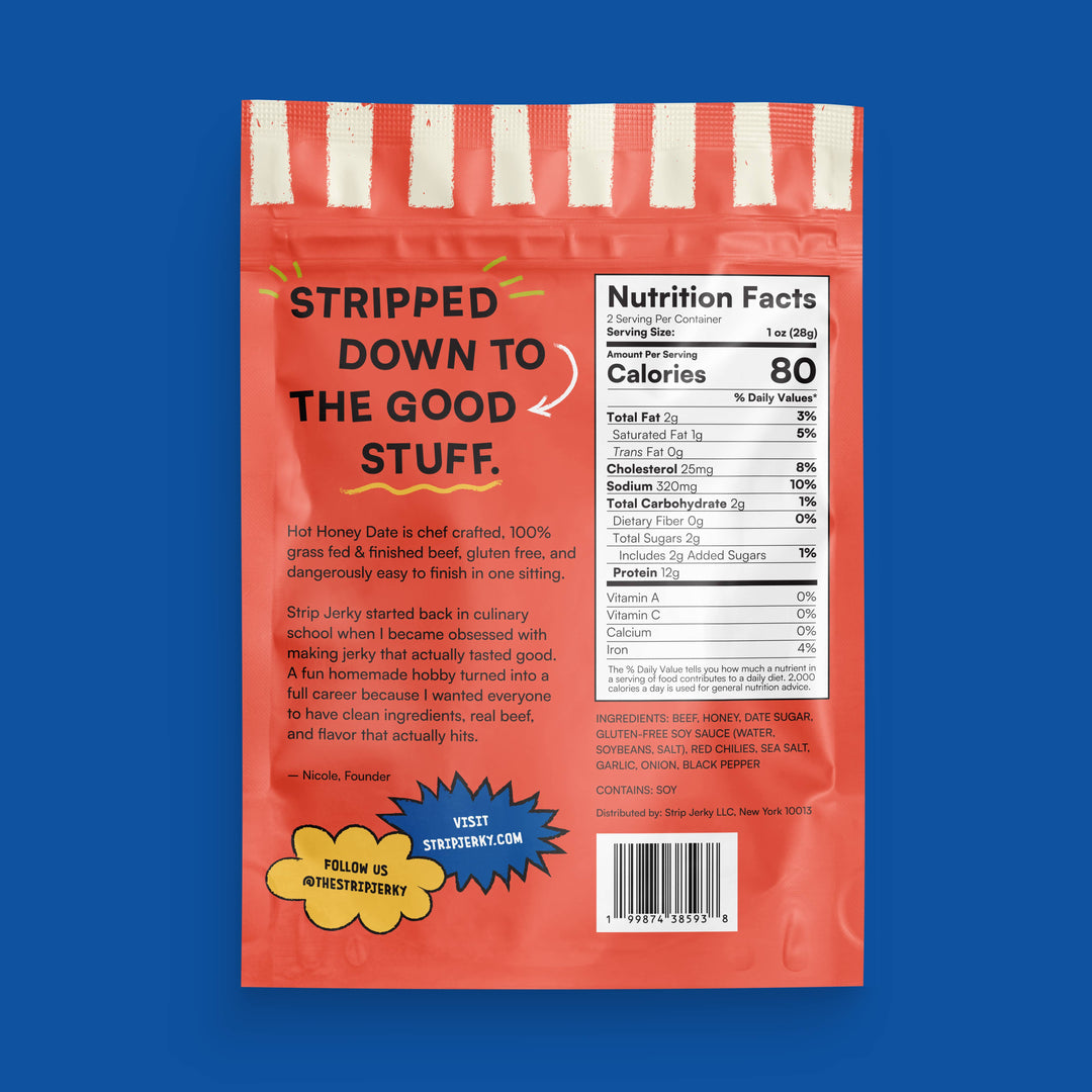 HOT HONEY DATE BEEF JERKY