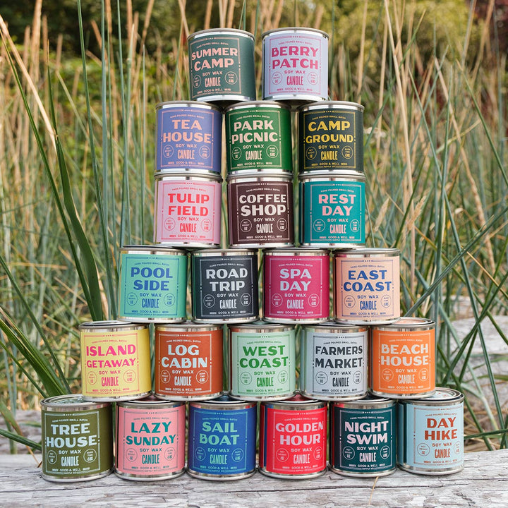 Night Swim Soy Candle : 1/2 Pint / Cotton Wick