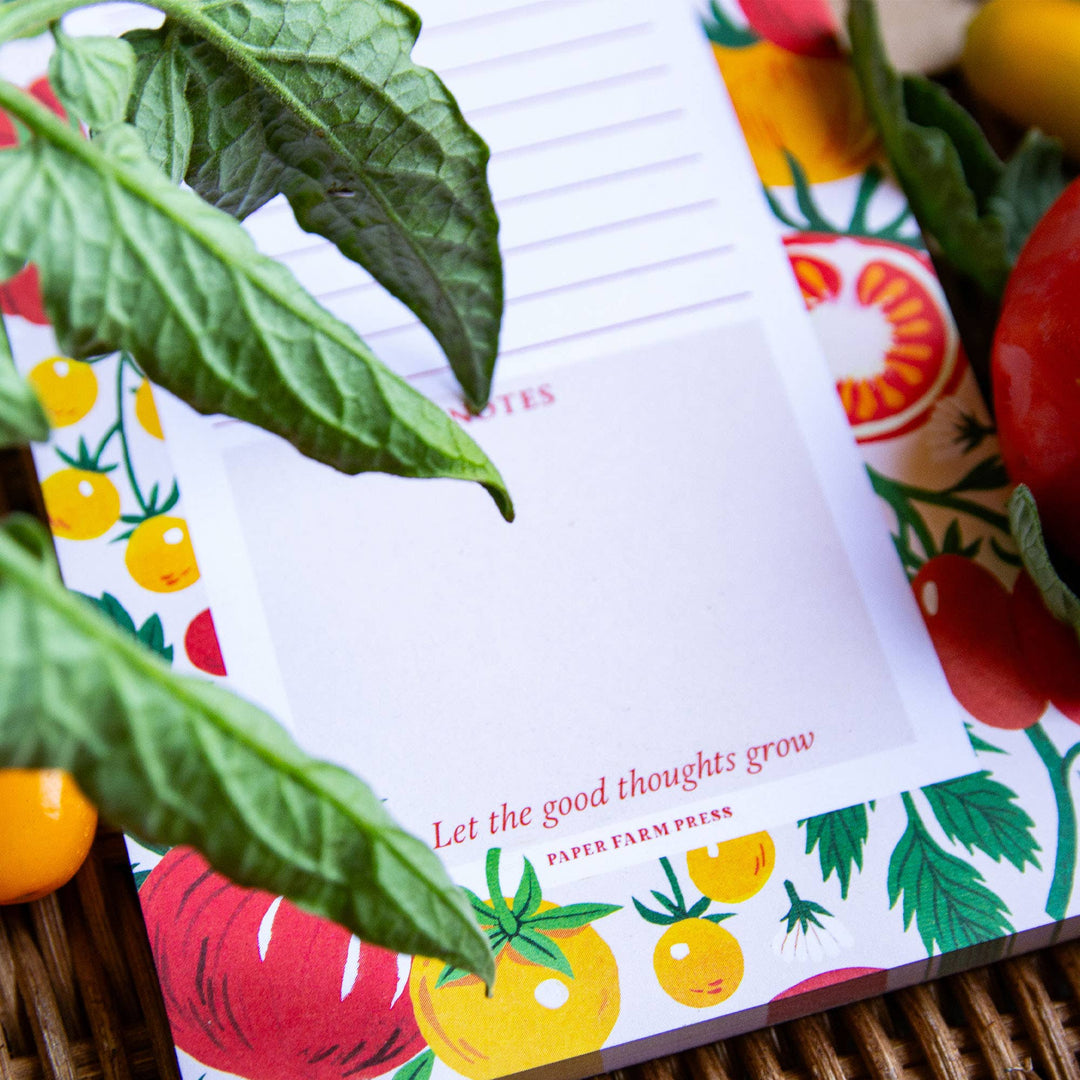 Tomato Vine Market List Notepad
