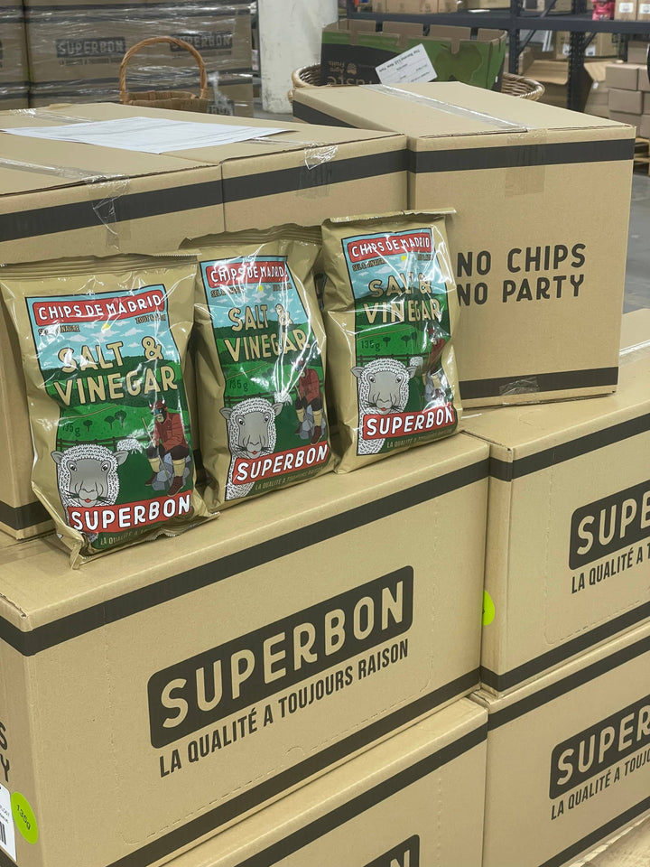 Salt & Vinegar Potato Chips 125g MP10