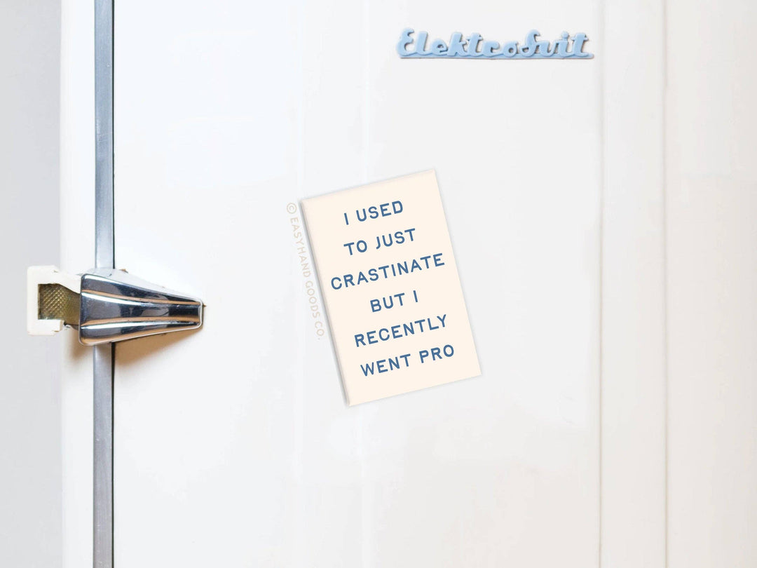 Crastinater Pro Refrigerator Magnet