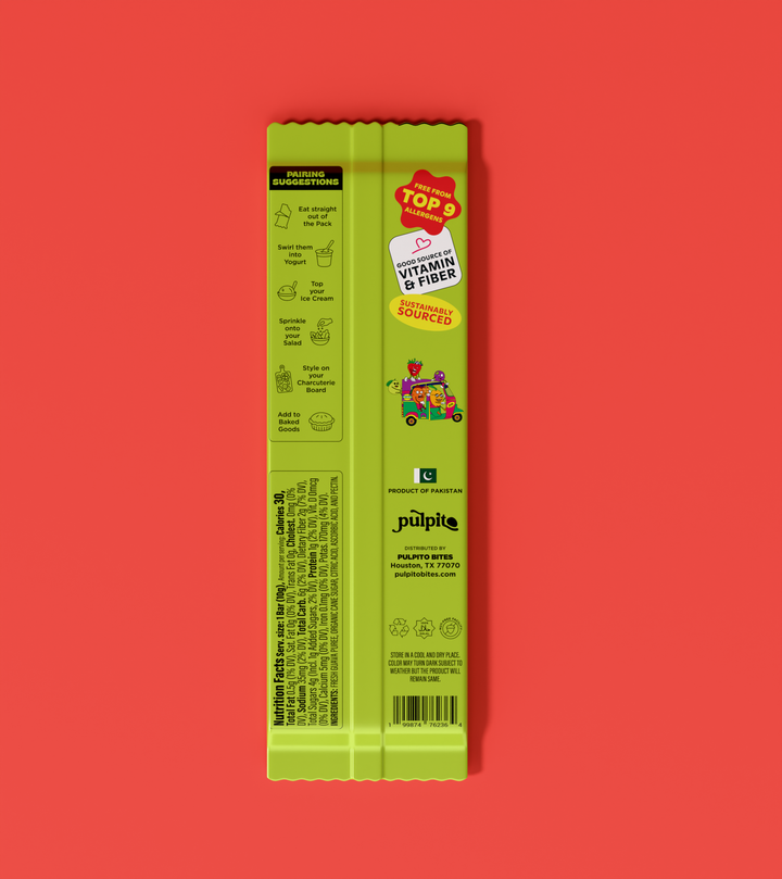 Groovy Guava - Natural Fruit Snacks- Dried Fruit Bars Bulk