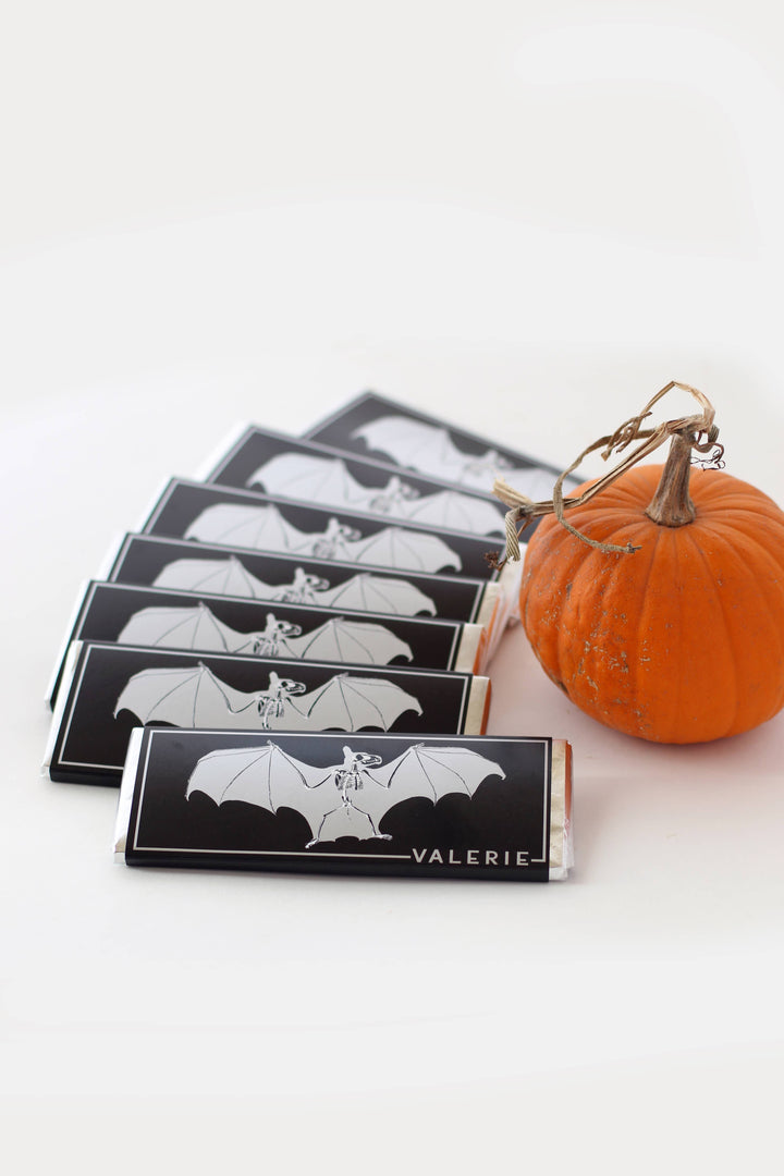 72% Dark Chocolate Bat Bar with Black Lava Salt – 75g