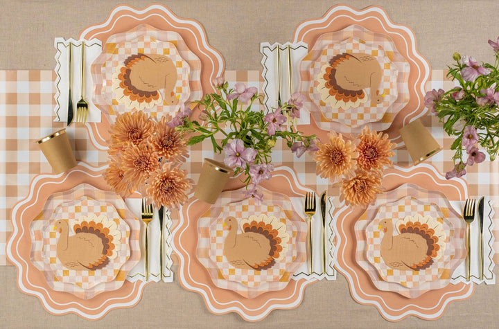 HMY25-DNP1- Harmony Plaid Dinner Plates