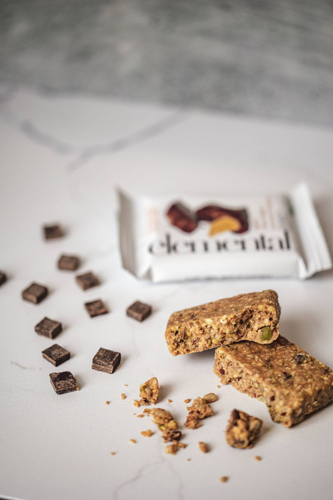 Elemental Superfood Bars | Dark Chocolate + Peanut Butter