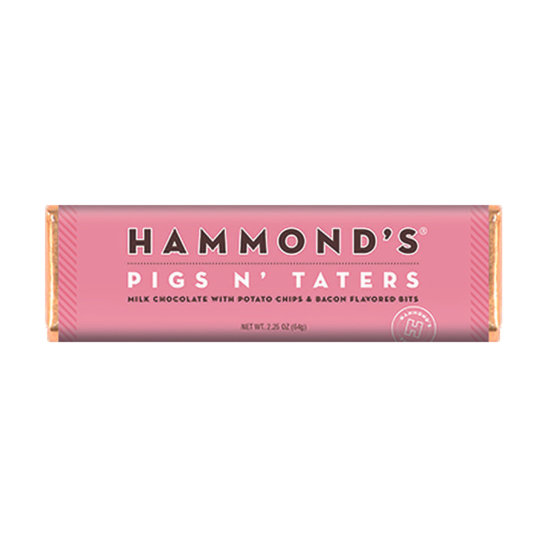 Candy Bar - Milk Chocolate - Pigs N' Taters - 2.25 oz