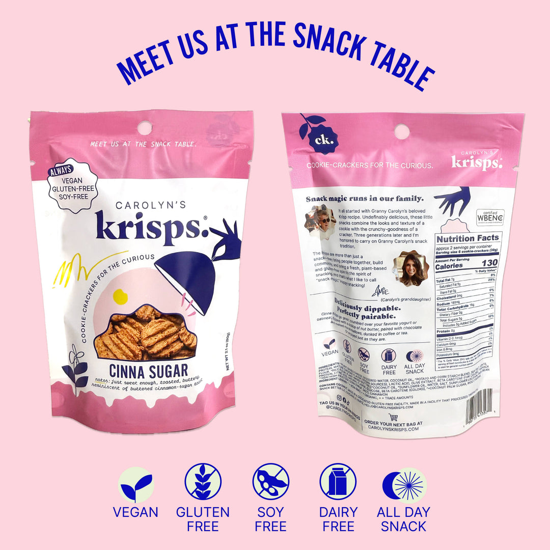 Snack Packs Cinnamon Sugar Krisps Gluten-free, Vegan