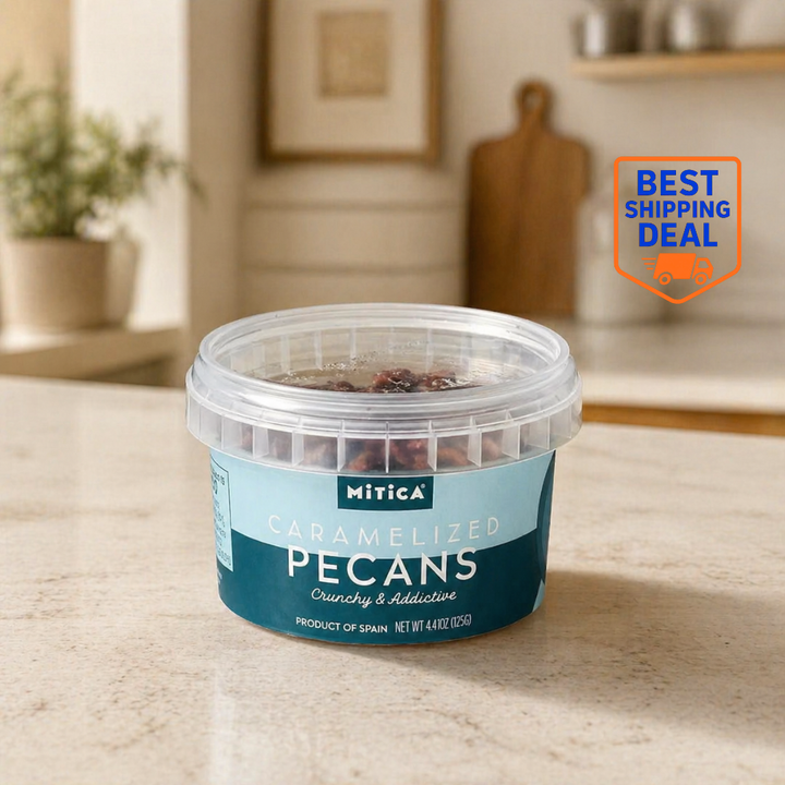 Mitica Caramelized Pecans Snack 4.4oz