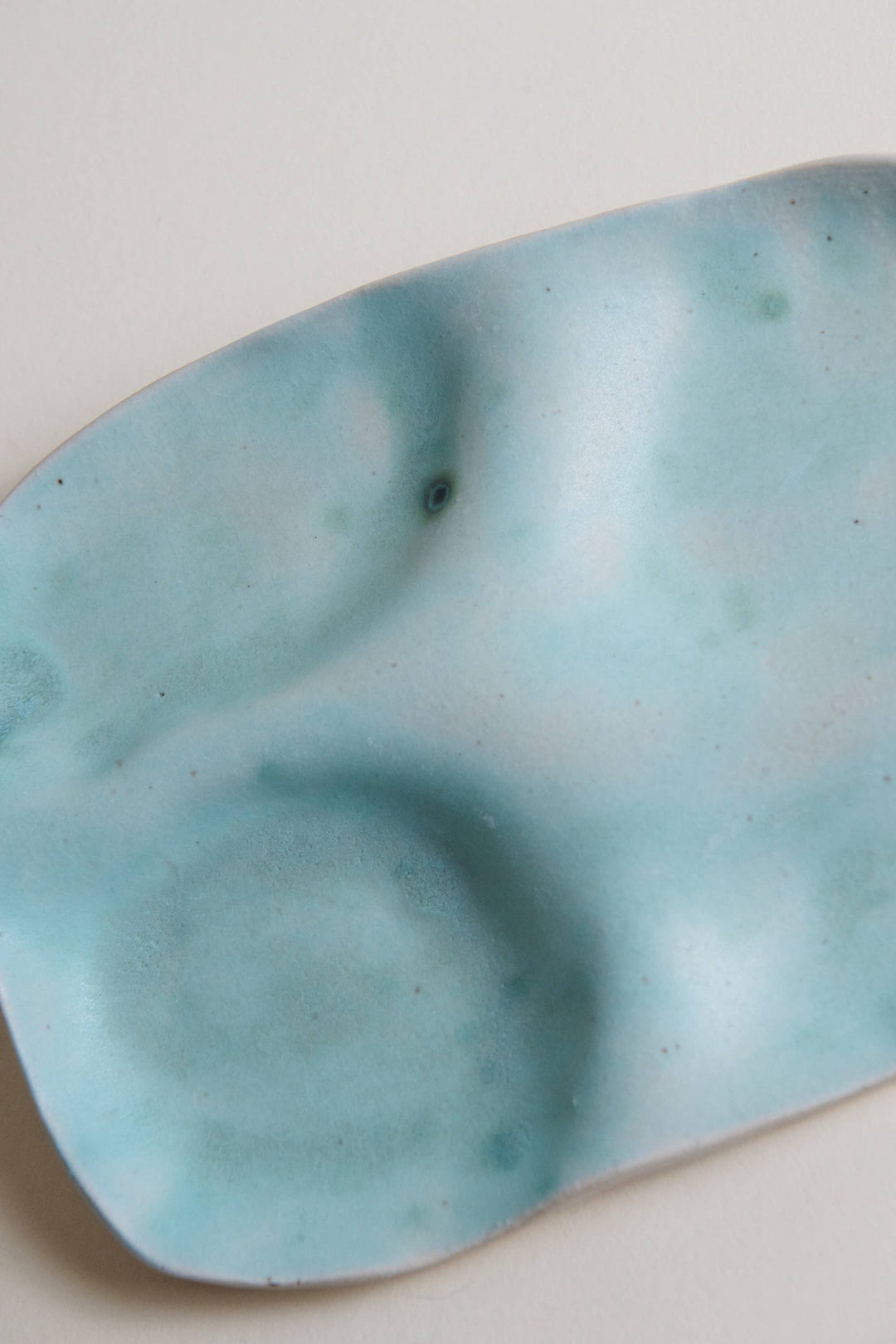 Ceramic Snack Plate (Four Wells): Butter yellow