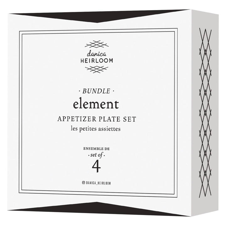Element Appetizer Plates | Set of 4