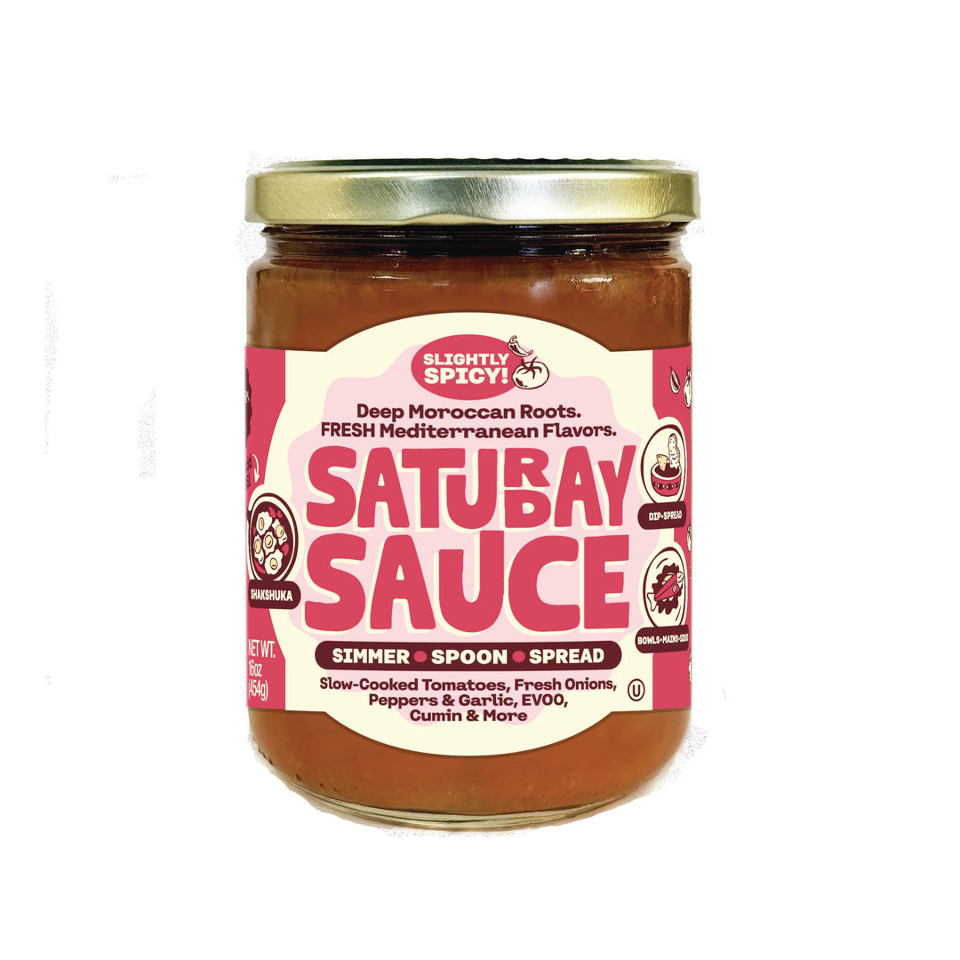 Sababa Foods Saturday Sauce (Slightly Spicy)- 16 oz.