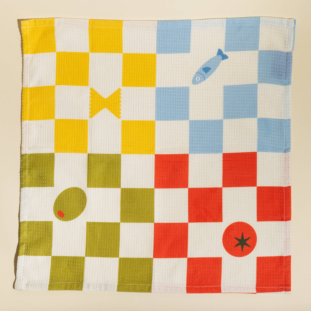 Waffle Tea Towel - Potluck