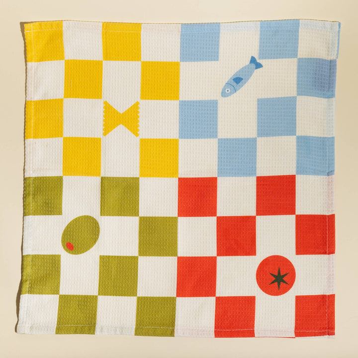 Waffle Tea Towel - Potluck