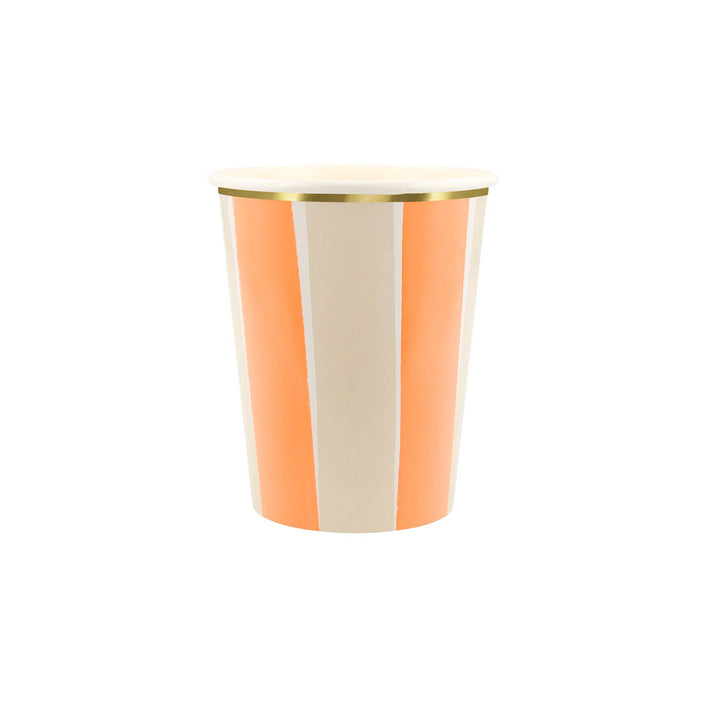 Fall Stripe Cups