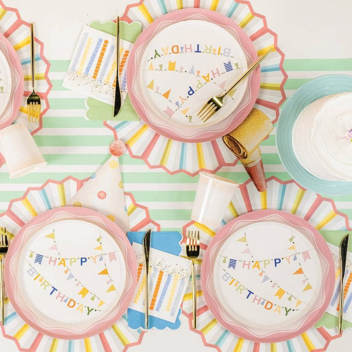 HB25-DP1- Birthday Cheer Dessert Plates