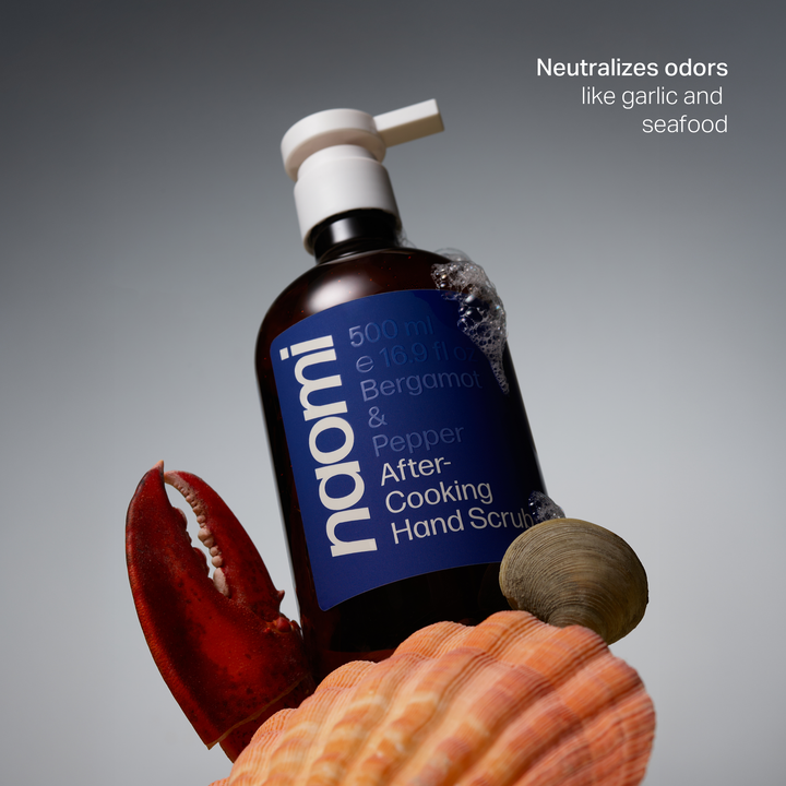 Naomi After-Cooking Hand Scrub: Bergamot & Pepper