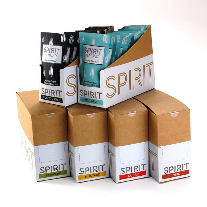 Curry Almonds -- Retail Display Case