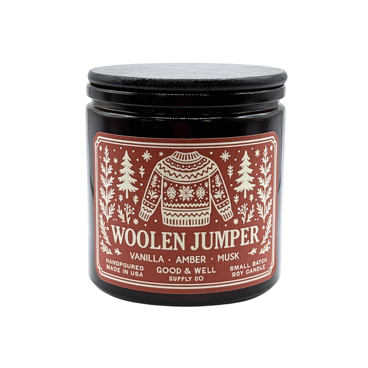 Woolen Jumper Soy Candle / Folk & Flame Fall