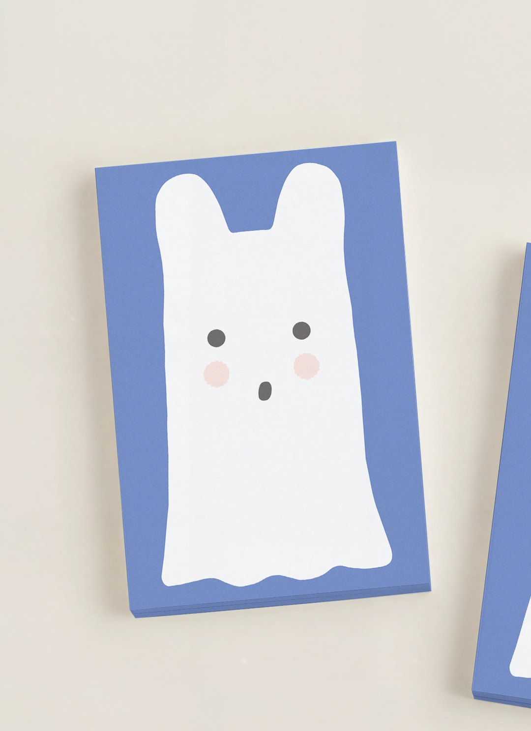 Clem the Ghost Sticky Notepad - Hoppy Haunting!