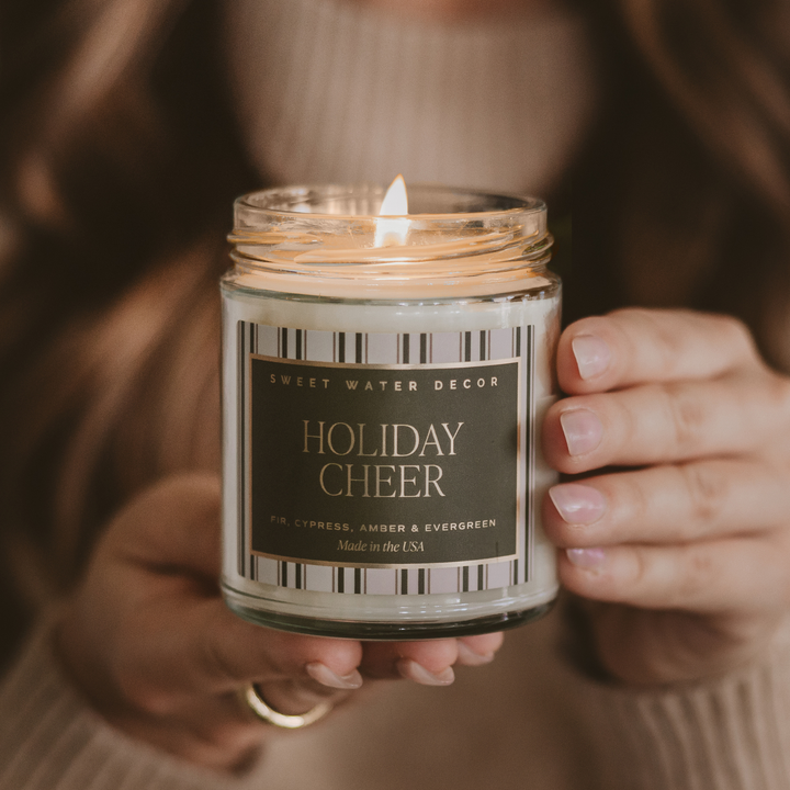 Holiday Cheer 9 oz Soy Candle - Christmas Decor