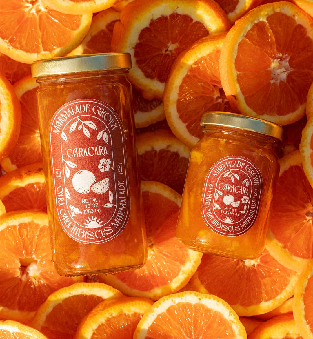 Cara Cara & Hibiscus Marmalade: 5oz Marmalade Jar