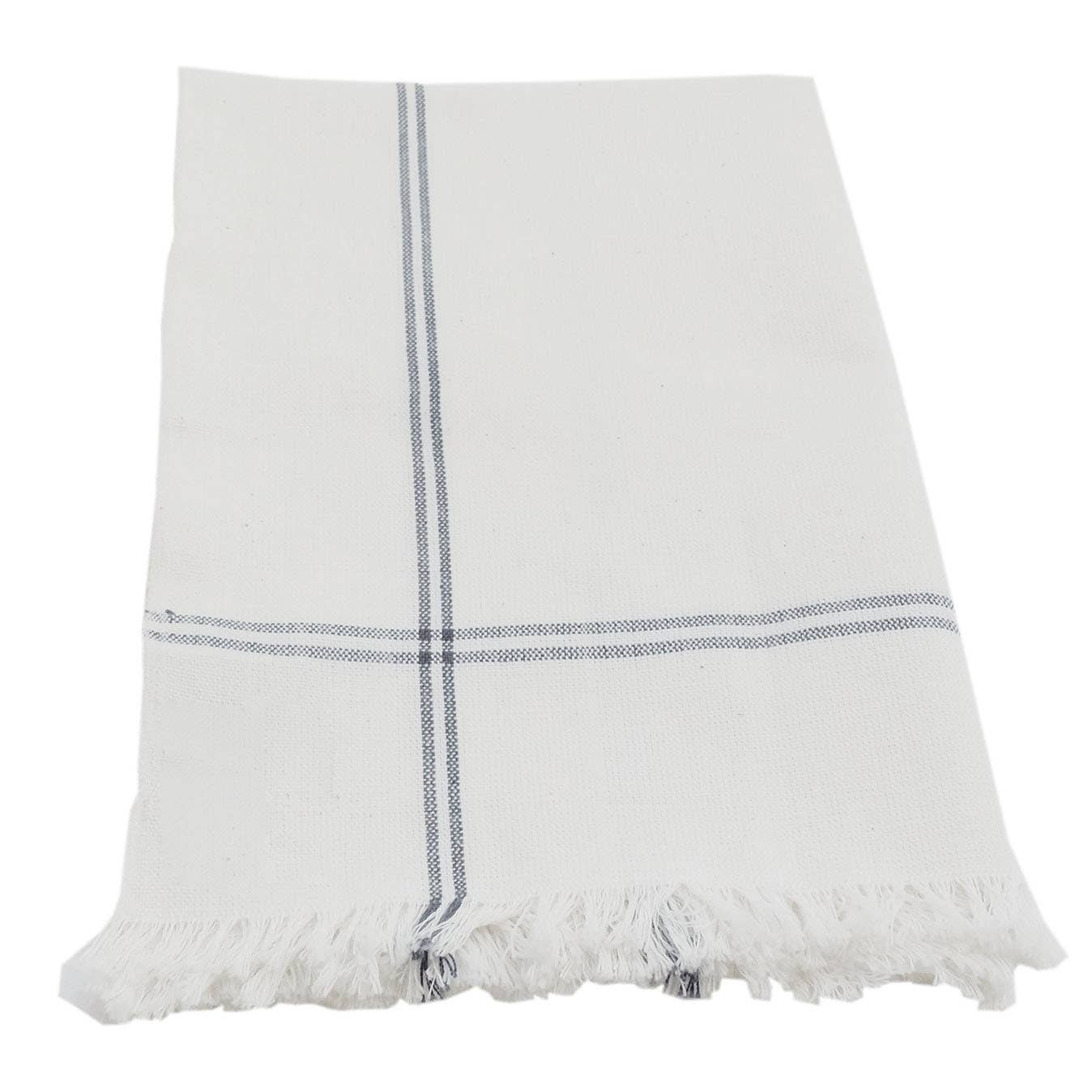 Slate Classic Stripe Napkin