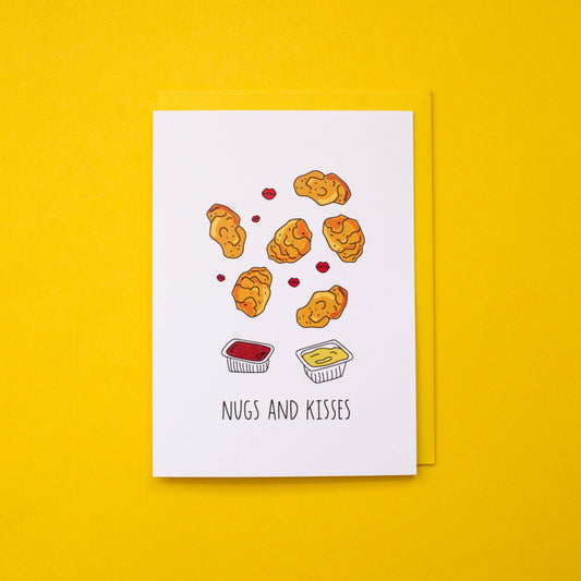 Chx Nugs and Kisses Greeting Card